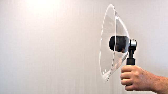 Mini Parabolic Microphone for Cameras